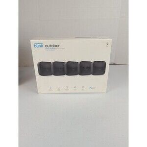 Blink Outdoor 4 (4th Gen) Battery Powered 5 Camera System - Black (B0B1N4LM4J)